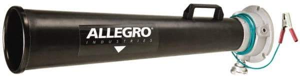 Allegro - 46 Inch Long, Plastic Venturi Style Pneumatic Blowers - 1 Inch NPT, 14.35 Inch Base Diameter, 15.37 Inch Face Diameter - Eagle Tool & Supply