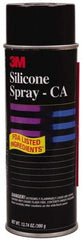 3M - 24 oz Aerosol Silicone Lubricant - Clear, 350°F Max - Eagle Tool & Supply