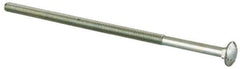 Value Collection - 5/16-18 UNC 8" Length Under Head, Standard Square Neck, Carriage Bolt - Grade 2 Steel, Zinc-Plated Finish - Eagle Tool & Supply