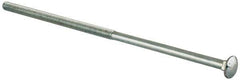 Value Collection - 3/8-16 UNC 11" Length Under Head, Standard Square Neck, Carriage Bolt - Grade 2 Steel, Zinc-Plated Finish - Eagle Tool & Supply