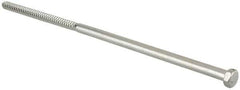 Value Collection - 1/2" Screw, 16" Length Under Head, Steel, Hex Head Lag Screw - Hot Dipped Galvanized, Grade 2 - Eagle Tool & Supply