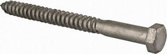 Value Collection - 5/8" Screw, 7" Length Under Head, Steel, Hex Head Lag Screw - Hot Dipped Galvanized, Grade 2 - Eagle Tool & Supply