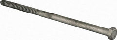 Value Collection - 5/8" Screw, 14" Length Under Head, Steel, Hex Head Lag Screw - Hot Dipped Galvanized, Grade 2 - Eagle Tool & Supply