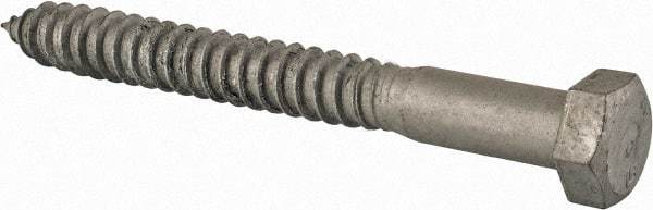 Value Collection - 3/4" Screw, 7" Length Under Head, Steel, Hex Head Lag Screw - Hot Dipped Galvanized, Grade 2 - Eagle Tool & Supply