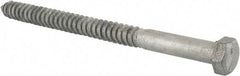 Value Collection - 3/4" Screw, 10" Length Under Head, Steel, Hex Head Lag Screw - Hot Dipped Galvanized, Grade 2 - Eagle Tool & Supply