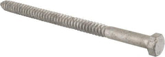 Value Collection - 3/4" Screw, 12" Length Under Head, Steel, Hex Head Lag Screw - Hot Dipped Galvanized, Grade 2 - Eagle Tool & Supply