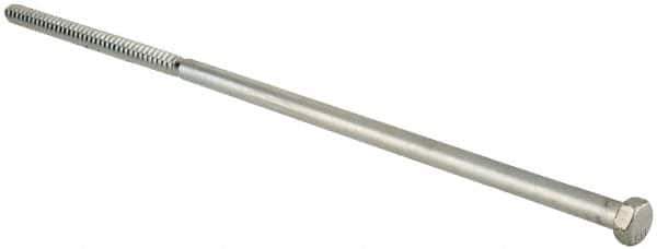 Value Collection - 1/2" Screw, 18" Length Under Head, Steel, Hex Head Lag Screw - Zinc Plated, Grade 2 - Eagle Tool & Supply