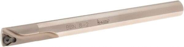 Iscar - 0.551" Min Bore Diam, 6" OAL, 1/2" Shank Diam, BBN Indexable Boring Bar - TPGB Insert, Screw Holding Method - Eagle Tool & Supply