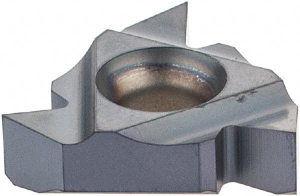 Iscar - 16ER External Right Hand 48-8 Partial Profile 60° Laydown Threading Insert - Grade IC908, TiAlN Coated Carbide, 9.53mm Inscribed Circle - Eagle Tool & Supply