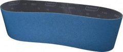 Norton - 6" Wide x 48" OAL, 50 Grit, Zirconia Alumina Abrasive Belt - Zirconia Alumina, Coarse, Coated, Y Weighted Cloth Backing, Dry, Series R821 - Eagle Tool & Supply