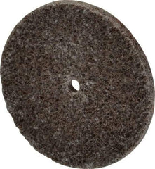 3M - 1-1/2" Diam, 1/8" Face Width, 1/8" Center Hole, Fine Grade, Aluminum Oxide Deburring Wheel - Unitized, Medium Density 5 Grade, 30,100 RPM - Eagle Tool & Supply