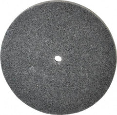 3M - 4" Diam, 1/4" Face Width, 1/4" Center Hole, Medium Grade, Silicon Carbide Deburring Wheel - Unitized, Hard Density 7 Grade, 12,100 RPM - Eagle Tool & Supply