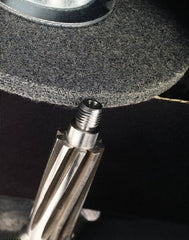 3M - 14" Diam, 1/2" Face Width, 1-1/4" Center Hole, Fine Grade, Silicon Carbide Deburring Wheel - Unitized, Soft Density 2 Grade, 2,200 RPM - Eagle Tool & Supply