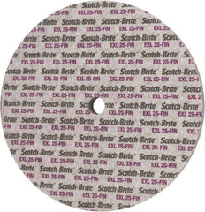 3M - 12" Diam, 1" Face Width, 1" Center Hole, Fine Grade, Silicon Carbide Deburring Wheel - Unitized, Soft Density 2 Grade, 2,600 RPM - Eagle Tool & Supply