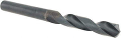 Cle-Line - 17/32" Drill, 118° Point, High Speed Steel Silver Deming & Reduced Shank Drill Bit - Oxide Finish, 6" OAL, Straight Shank, 3-1/8" Flute Length, Right Hand Cut, Standard Point, Spiral Flute, Regular Spiral - Eagle Tool & Supply