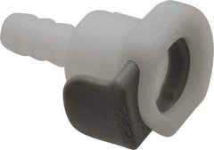 CPC Colder Products - Acetal Push-to-Connect Tube Female Connector - 125 Max psi, 1/4" Inside Diam, White - Eagle Tool & Supply