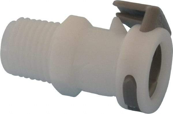 CPC Colder Products - 1/4 NPT, Acetal Push-to-Connect Tube Female Connector - 120 Max psi, White - Eagle Tool & Supply