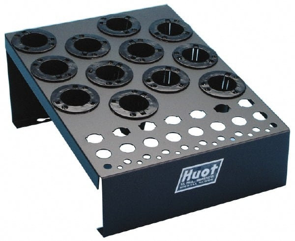 Huot - 12-1/2 Inches Width x 6-3/4 Inches Height NC Tool Holder and DA Collet Rack - Eagle Tool & Supply