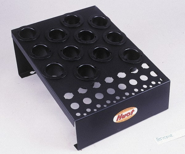 Huot - 12-1/2 Inches Width x 6-3/4 Inches Height NC Tool Holder and DA Collet Rack - Eagle Tool & Supply