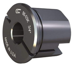 Global CNC Industries - 1" OD, 1-7/16" Length Under Head, Type K Lathe Tool Holder Bushing - Type K, 7/8 Inch Tap - Exact Industrial Supply