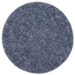3M - 5" Coarse Grade Aluminum Oxide Deburring Disc - Hook & Loop Connection, Blue, 10,000 Max RPM - Eagle Tool & Supply
