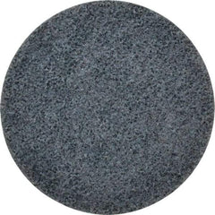 3M - 4-1/2" Coarse Grade Ceramic Deburring Disc - Quick Change Connection, Blue, 13,300 Max RPM - Eagle Tool & Supply