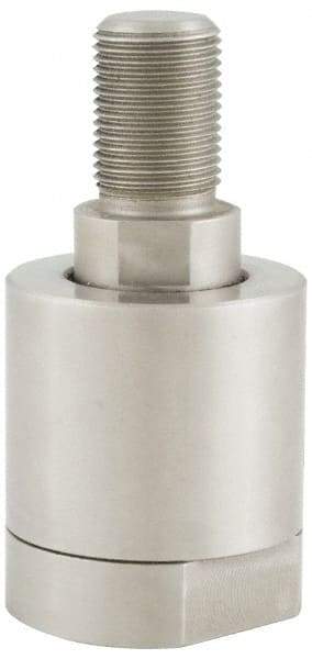 Made in USA - Air Cylinder Self-Aligning Rod Coupler - For 1-1/4 - 12 Air Cylinders, Use with Hydraulic & Pneumatic Cylinders - Eagle Tool & Supply