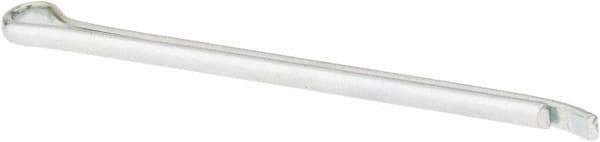 Made in USA - 1/8" Diam x 2-1/2" Long Hammerlock Cotter Pin - Grade 2, Zinc-Plated, Steel - Eagle Tool & Supply