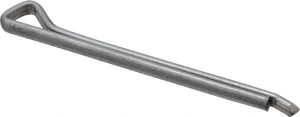 Made in USA - 3/16" Diam x 2-1/2" Long Hammerlock Cotter Pin - Grade 2, Zinc-Plated, Steel - Eagle Tool & Supply