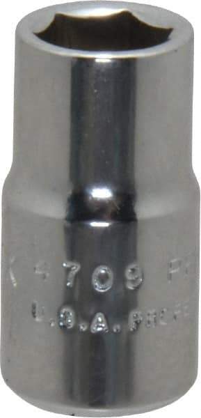 Proto - 5/8", 1/2" Drive, Standard Hand Socket - 6 Points, 7/8" OAL, Chrome Finish - Eagle Tool & Supply