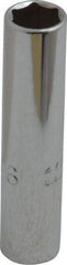 Proto - 5/16", 1/4" Drive, Deep Hand Socket - 6 Points, 2" OAL, Chrome Vanadium, Chrome Finish - Eagle Tool & Supply