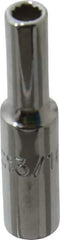 Proto - 1-1/2", 1/2" Drive, Deep Hand Socket - 12 Points, 2" OAL, Chrome Finish - Eagle Tool & Supply