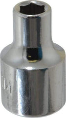 Proto - 3/8" Drive, Standard Hand Socket - 6 Points, 1-3/32" OAL, Chrome Finish - Eagle Tool & Supply