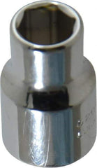 Proto - 3/8" Drive, Standard Hand Socket - 6 Points, 1-3/32" OAL, Chrome Vanadium, Chrome Finish - Eagle Tool & Supply