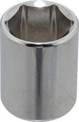 Proto - 3/8" Drive, Standard Hand Socket - 12 Points, 1-3/16" OAL, Chrome Finish - Eagle Tool & Supply