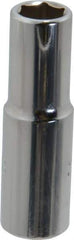 Proto - 3/8", 3/8" Drive, Deep Hand Socket - 6 Points, 2-1/8" OAL, Chrome Finish - Eagle Tool & Supply