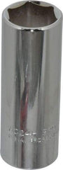 Proto - 3/4", 3/8" Drive, Deep Hand Socket - 6 Points, 2-3/4" OAL, Chrome Vanadium, Chrome Finish - Eagle Tool & Supply