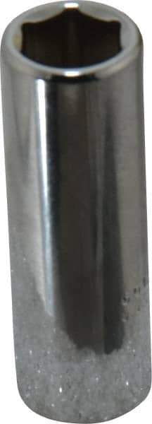 Proto - 3/8" Drive, Deep Hand Socket - 6 Points, 2-1/8" OAL, Chrome Finish - Eagle Tool & Supply