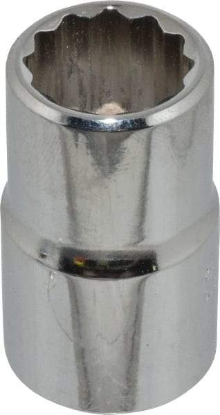 Proto - 9/16", 1/2" Drive, Standard Hand Socket - 12 Points, 1-1/2" OAL, Chrome Finish - Eagle Tool & Supply