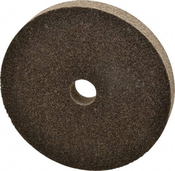 3M - 8" Diam, 1" Face Width, 1-1/4" Center Hole, Coarse Grade, Aluminum Oxide Deburring Wheel - Unitized, Hard Density 8 Grade, 5,500 RPM - Eagle Tool & Supply