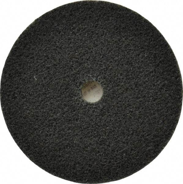 3M - 3" Diam, 1/4" Face Width, 3/8" Center Hole, Fine Grade, Silicon Carbide Deburring Wheel - Unitized, Soft Density 3 Grade, 12,100 RPM - Eagle Tool & Supply