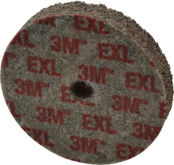3M - 3" Diam, 1/2" Face Width, 3/8" Center Hole, Very Coarse Grade, Aluminum Oxide Deburring Wheel - Unitized, Hard Density 8 Grade, 15,100 RPM - Eagle Tool & Supply