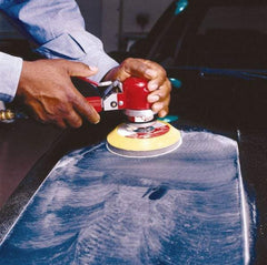 3M - 5" Diam, 120 Grit Aluminum Oxide Adhesive PSA Disc - Fine Grade, X Weighted Cloth Backing, For Bench Top Motors, Random Orbital Sanders - Eagle Tool & Supply