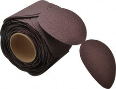 3M - 5" Diam, 50 Grit Aluminum Oxide Adhesive PSA Disc - Coarse Grade, X Weighted Cloth Backing, For Bench Top Motors, Random Orbital Sanders - Eagle Tool & Supply