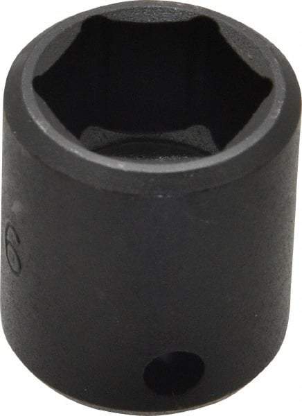 Proto - 3/8" Drive 11/16" Standard Impact Socket - 6 Points, 1-3/32" OAL - Eagle Tool & Supply