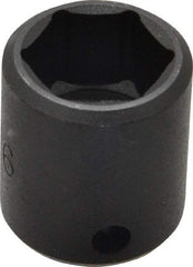 Proto - 3/8" Drive 11/16" Standard Impact Socket - 6 Points, 1-3/32" OAL - Eagle Tool & Supply