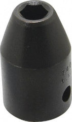 Proto - 1/2" Drive 8mm Standard Impact Socket - 6 Points, 1-1/2" OAL - Eagle Tool & Supply