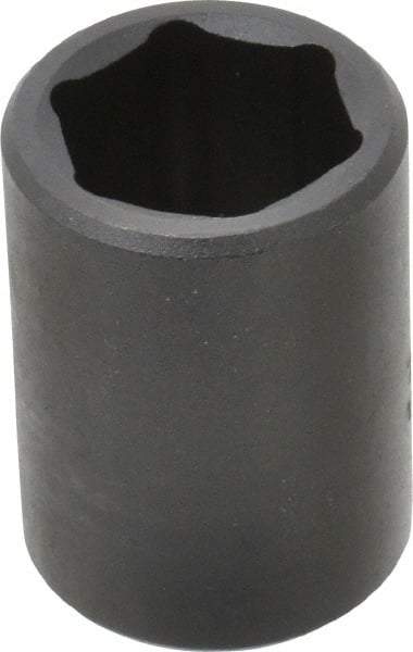 Proto - 1/2" Drive 21mm Standard Impact Socket - 6 Points, 1-39/64" OAL - Eagle Tool & Supply
