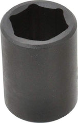 Proto - 1/2" Drive 21mm Standard Impact Socket - 6 Points, 1-39/64" OAL - Eagle Tool & Supply