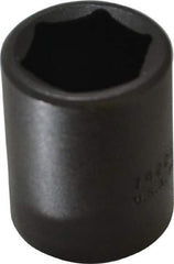 Proto - 1/2" Drive 22mm Standard Impact Socket - 6 Points, 1-39/64" OAL - Eagle Tool & Supply